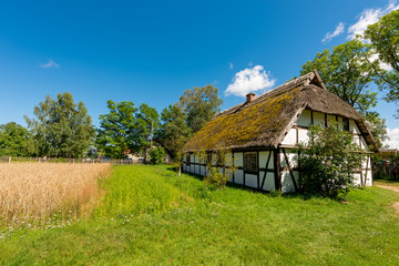 Obraz premium polish ethno- village