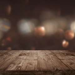 Rustic wooden table background
