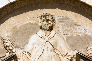 Relief on the Church of San Pietro in Volterra
