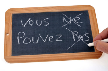 Obraz premium Vous pouvez écrit sur une ardoise