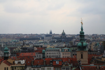 Obraz premium Prague castle from town hall