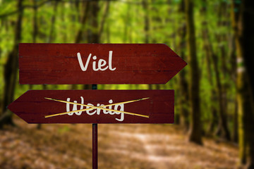 Schild 104 - Viel