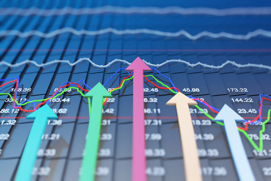 Economy arrows and histograms