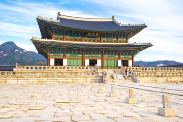 Gyeongbokgung palace landmark of Seoul