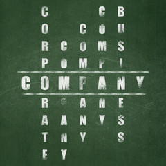 Business concept: Company in Crossword Puzzle