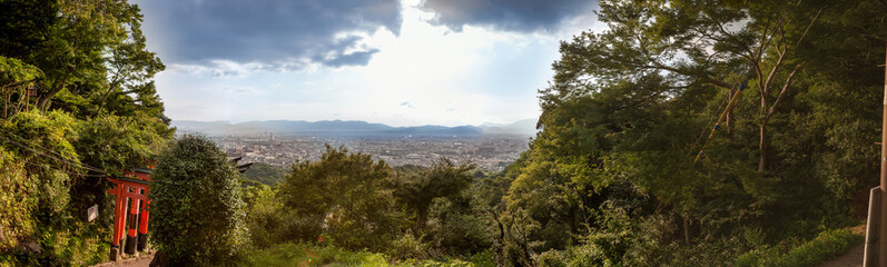 Japon vue Kyoto Fushimi Inari
