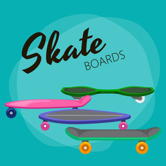 isolated electric scooter with power battery, one and two-wheeled mobility electric vehicle vector illustration, Eco alternative city transport. Flat biking and rolling wheels, kick scooter collection