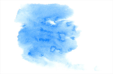Abstract blue watercolor background