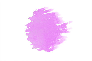 Pink paint strokes on paper