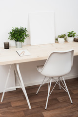 Scandinavian style startup work space