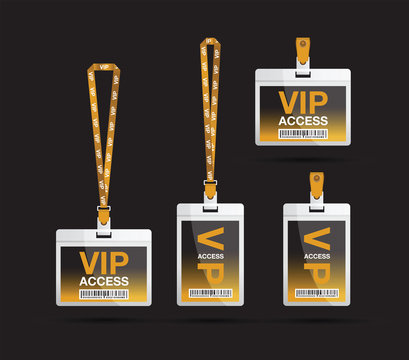 Id Lanyard Card Vip