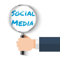 Social media magnifier concept