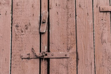 old wooden door