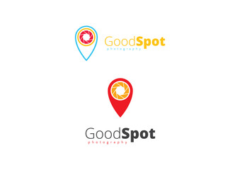 Good spot photography logo and icon template
