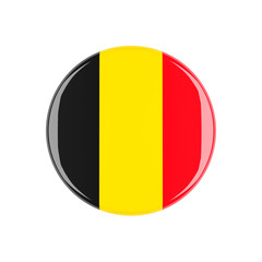 belgium 3d button