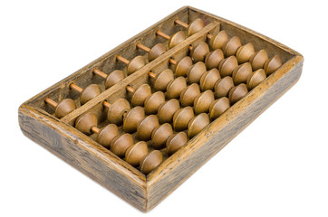 Abacus isolate photo on white background