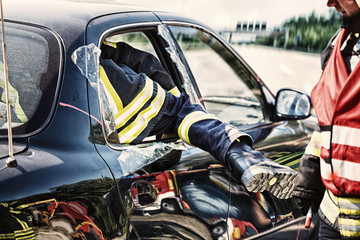 Firefighters Rescue Injured Person, Exercise