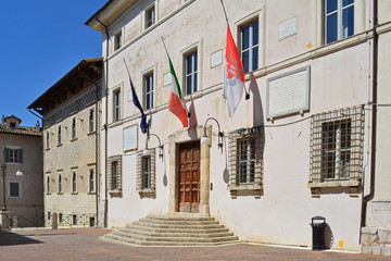Fototapeta na wymiar Spoleto - Palazzo del Municipio