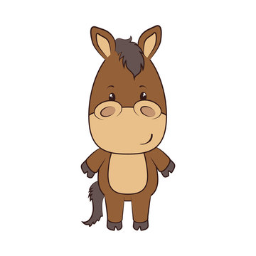 horse animal cartoon