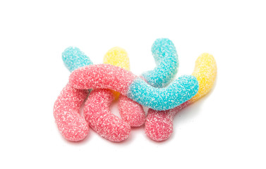 jelly candies isolated