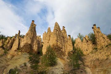 Naklejka na ściany i meble Devils Town rock formation in Serbia