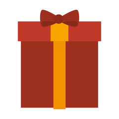 red gift box present