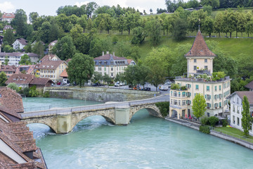 Fototapeta na wymiar Untertorbrücke in Bern, Schweiz