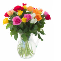 bouquet of fresh roses