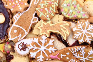 christmas cookies background