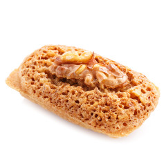 tasty delicious sweet snack on a white background