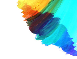 Abstract acrylic hand painted background