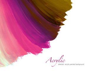 Abstract acrylic hand painted background