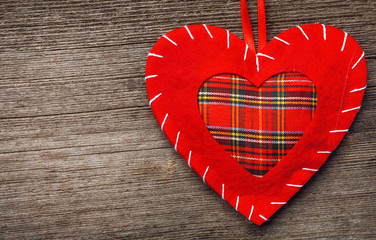 Valentine day heart pillow