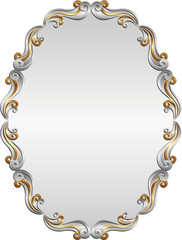 isolated decorative frame