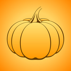 Vector pumpkin.