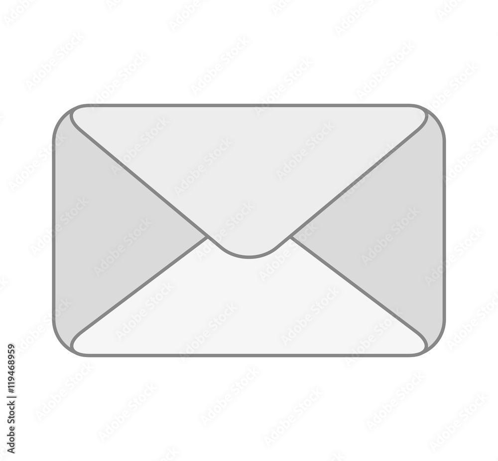 Wall mural envelope mail letter