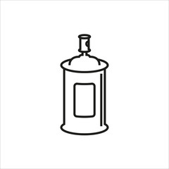 Spray icon on white background