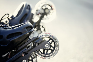 Wheels of roller skates