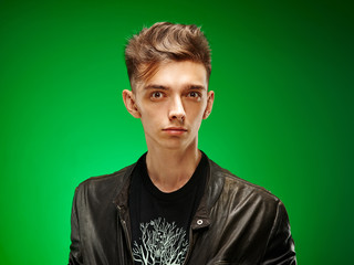 Emotional portrait of a teenager