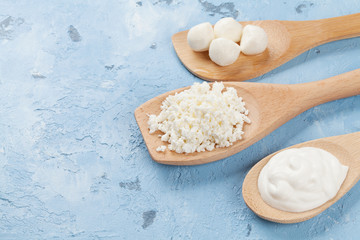 Dairy products spoons
