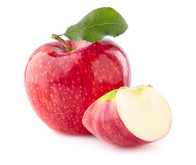 Apple with slice