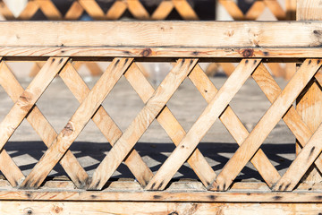 wooden fence as a backdrop