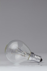 Electric lamp on a white background./Electric lamp on a white background.