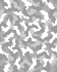 Seamless digital fashion camouflage pattern, vector © SilhouetteDesigner