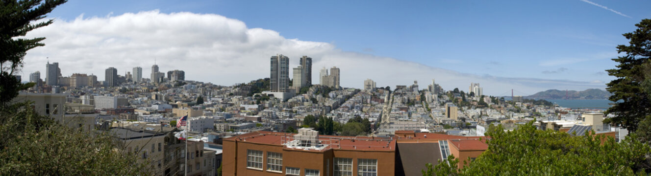 Panorama von San Francisco, Kalifornien