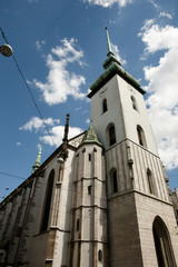 Fototapeta na wymiar Saint James Church - Brno - Czech Republic
