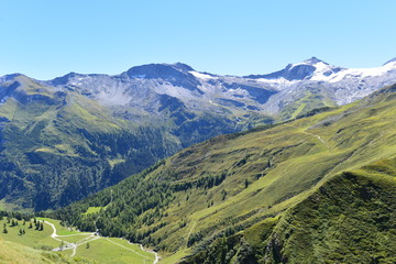 Naklejka premium Weitental im Tuxertal Tirol
