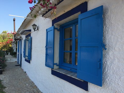 Acharavi, Corfu island, Greece, house view