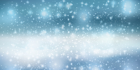 Fototapeta premium クリスマス 雪 風景 背景