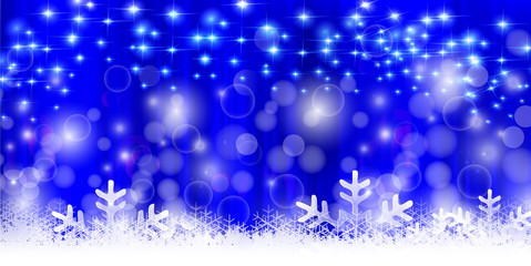 クリスマス　雪　風景　背景